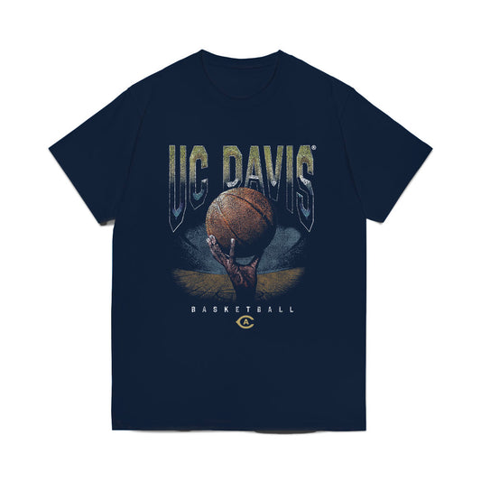 UC Davis - NCAA Men's Basketball : Jalen Stokes - Vintage Comfort Colors T-Shirt-0
