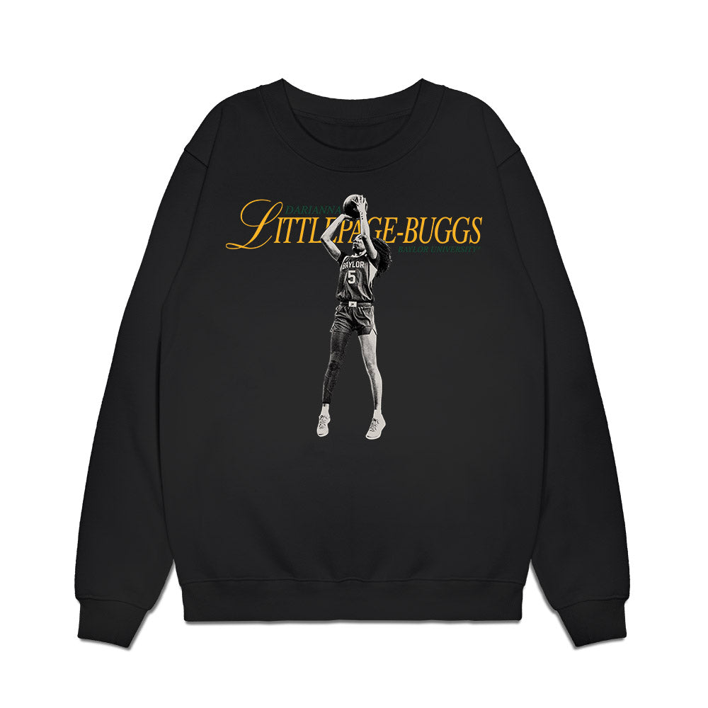 Baylor - NCAA Women's Basketball : Darianna Littlepage-Buggs - Legacy Premium Crewneck Sweatshirt-0