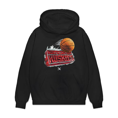 Northeastern - NCAA Women's Basketball : Kailee Beaudion-Foliaki - Vintage Basketball Premium Hooded Sweatshirt-0