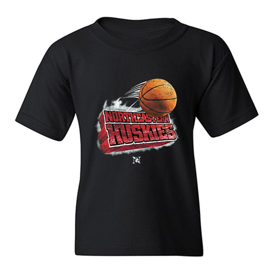 Northeastern - NCAA Men's Basketball : Miles Newton - Vintage Basketball Youth T-Shirt-0