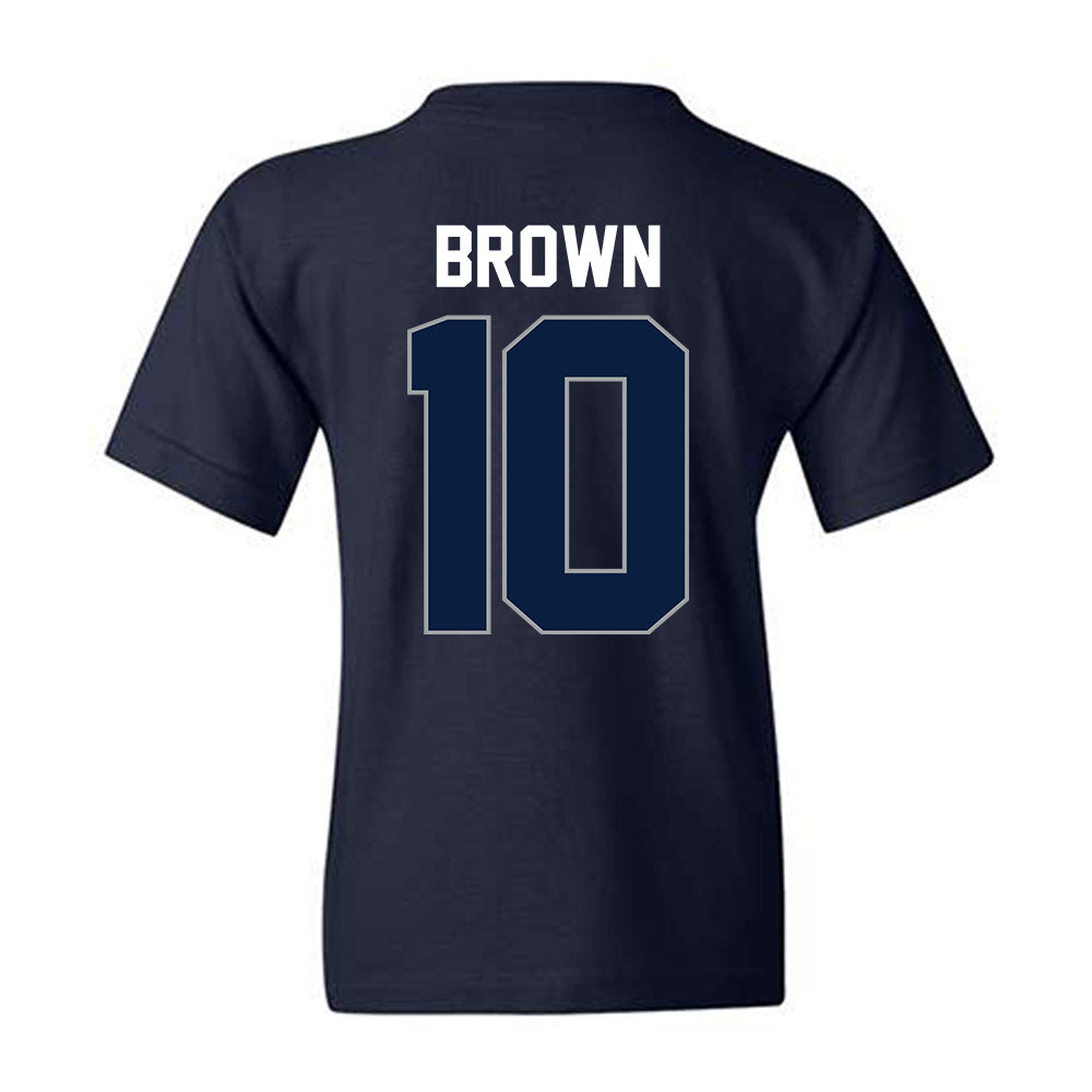 Longwood - NCAA Women's Basketball : Malea Brown - Vintage Youth T-Shirt-1