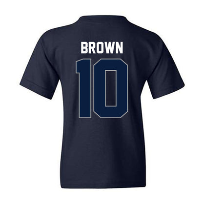 Longwood - NCAA Women's Basketball : Malea Brown - Vintage Youth T-Shirt-1