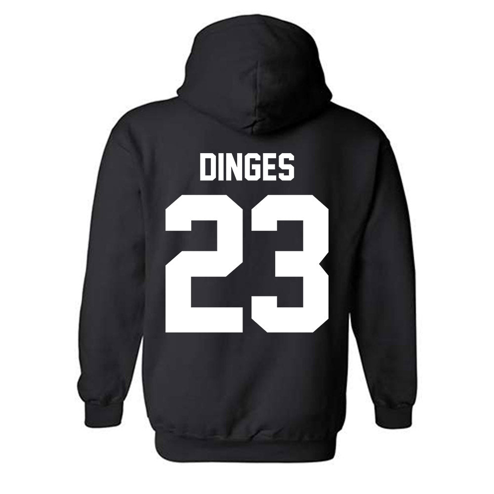 Providence - NCAA Women's Basketball : Ashley Dinges - Vintage Shersey Hooded Sweatshirt-1