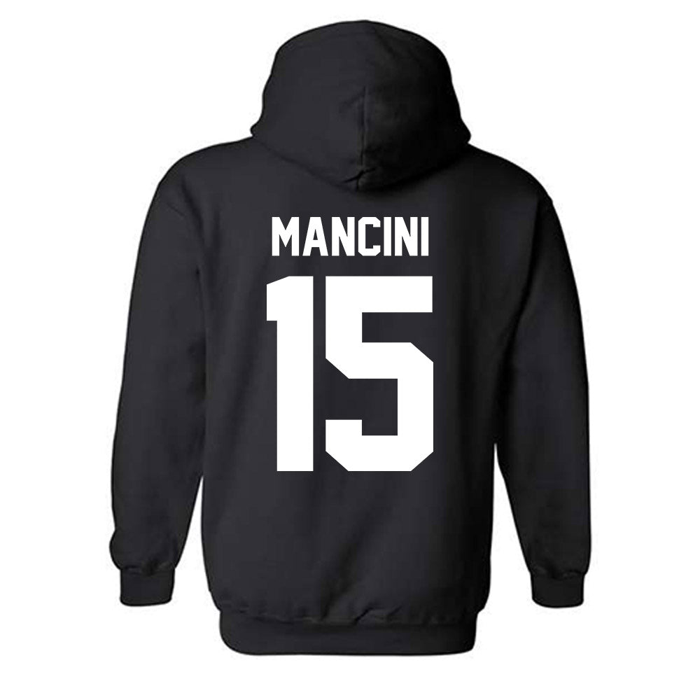Providence - NCAA Women's Basketball : Samantha Mancini - Vintage Shersey Hooded Sweatshirt-1