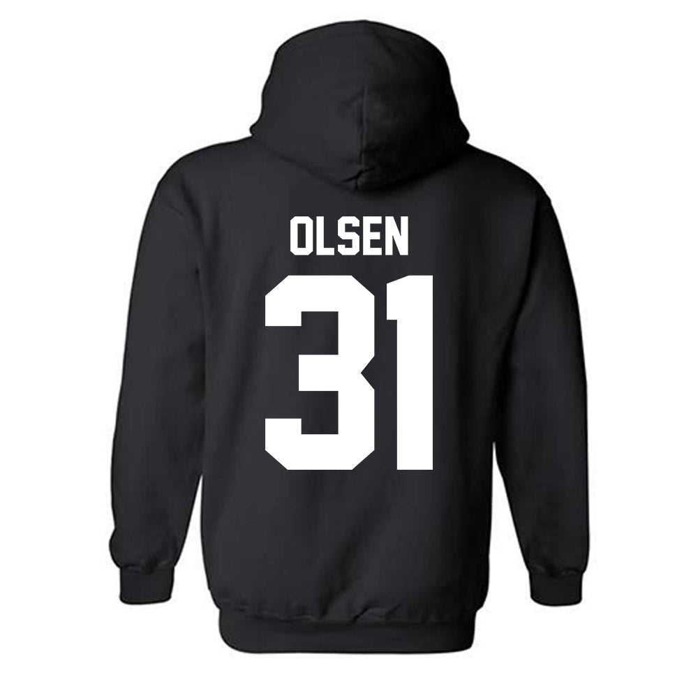 Providence - NCAA Women's Basketball : Olivia Olsen - Vintage Shersey Hooded Sweatshirt-1