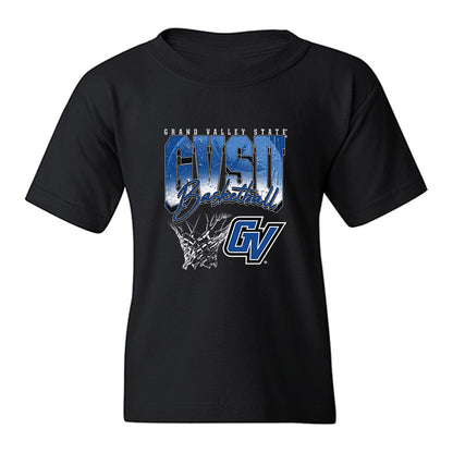 Grand Valley - NCAA Women's Basketball : Nicole Kamin - Vintage Shersey Youth T-Shirt-0