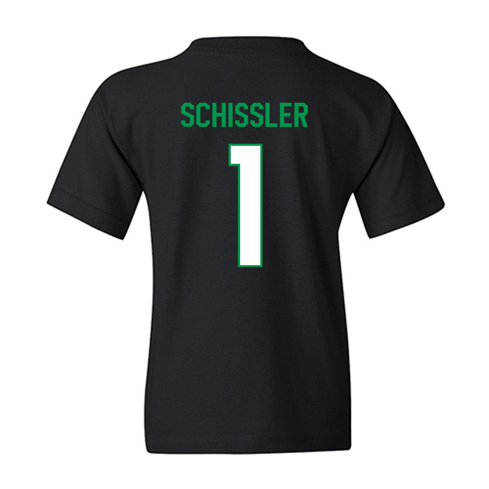 North Texas - NCAA Women's Basketball : Andi Schissler - Vintage Youth T-Shirt-1