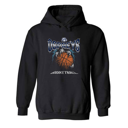 UNF - NCAA Men's Basketball : Nestor Dyachok - Vintage Shersey Hooded Sweatshirt-0