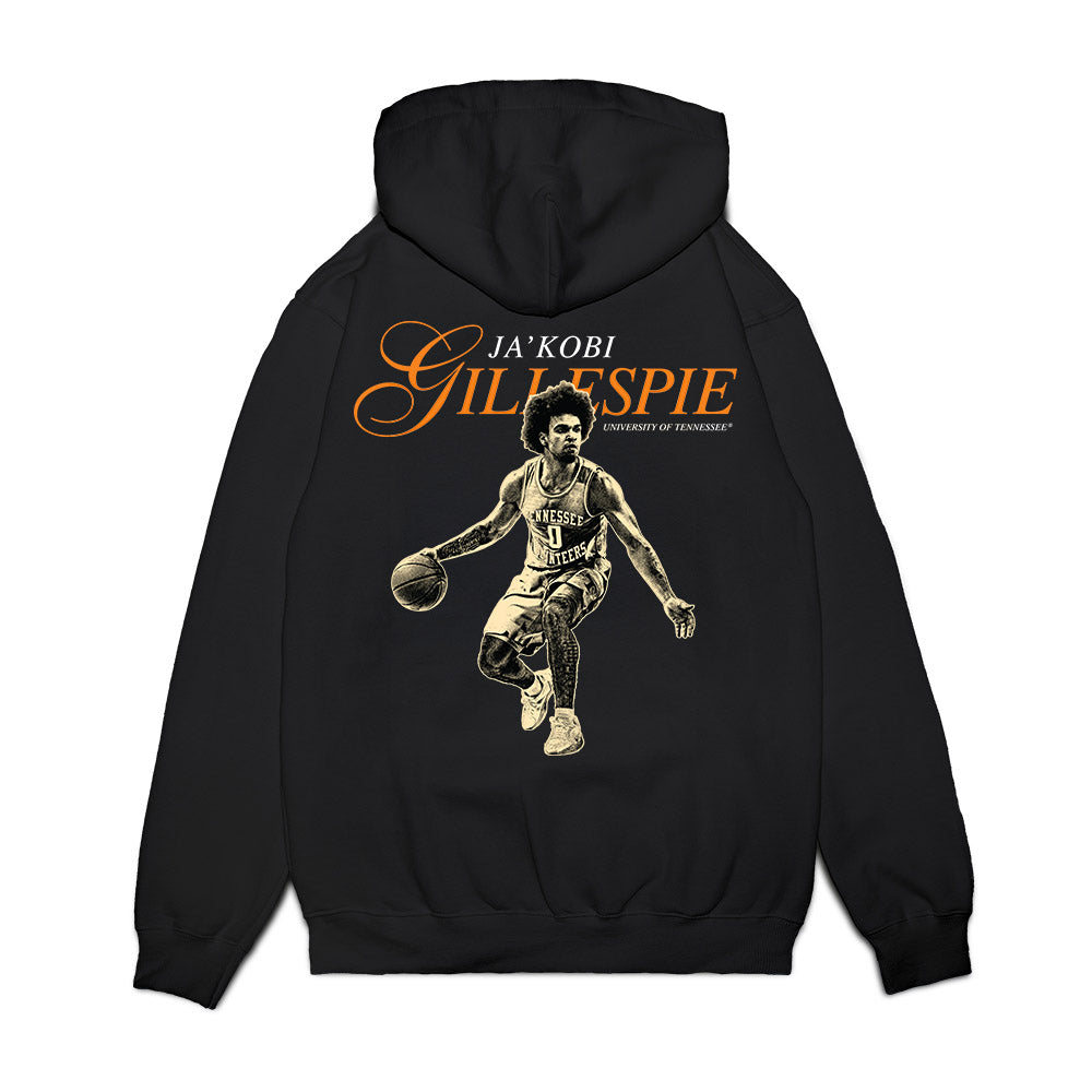 Tennessee - NCAA Men's Basketball : Ja'Kobi Gillespie - Legacy Premium Hooded Sweatshirt-1