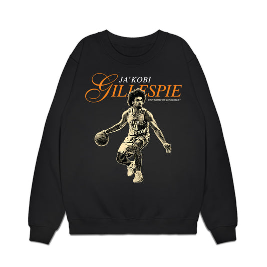 Tennessee - NCAA Men's Basketball : Ja'Kobi Gillespie - Legacy Premium Crewneck Sweatshirt-0