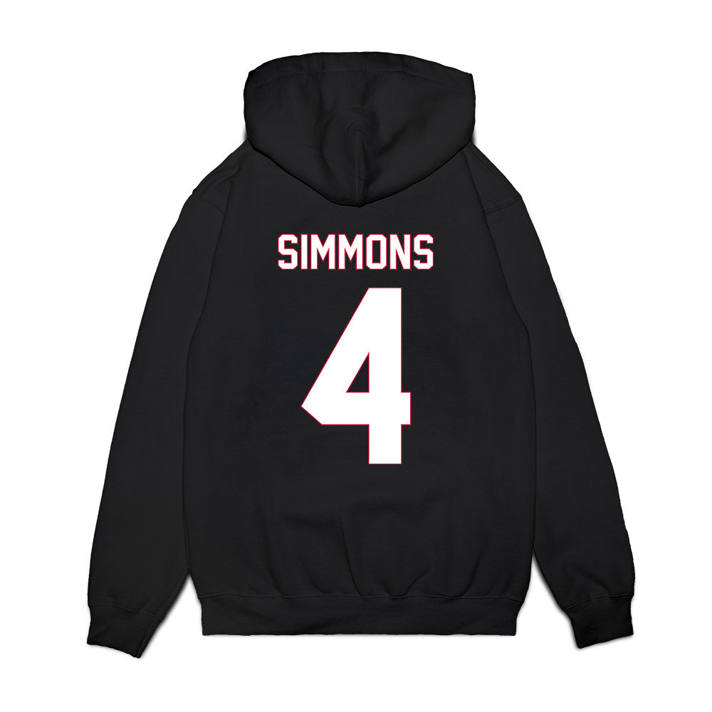 South Alabama - NCAA Women's Basketball : Michiyah Simmons - Vintage Shersey Premium Hooded Sweatshirt-1