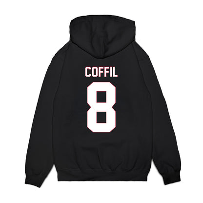 South Alabama - NCAA Women's Basketball : Terren Coffil - Vintage Shersey Premium Hooded Sweatshirt-1