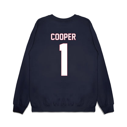 South Alabama - NCAA Men's Basketball : Jayden Cooper - Vintage Shersey Premium Crewneck Sweatshirt-1
