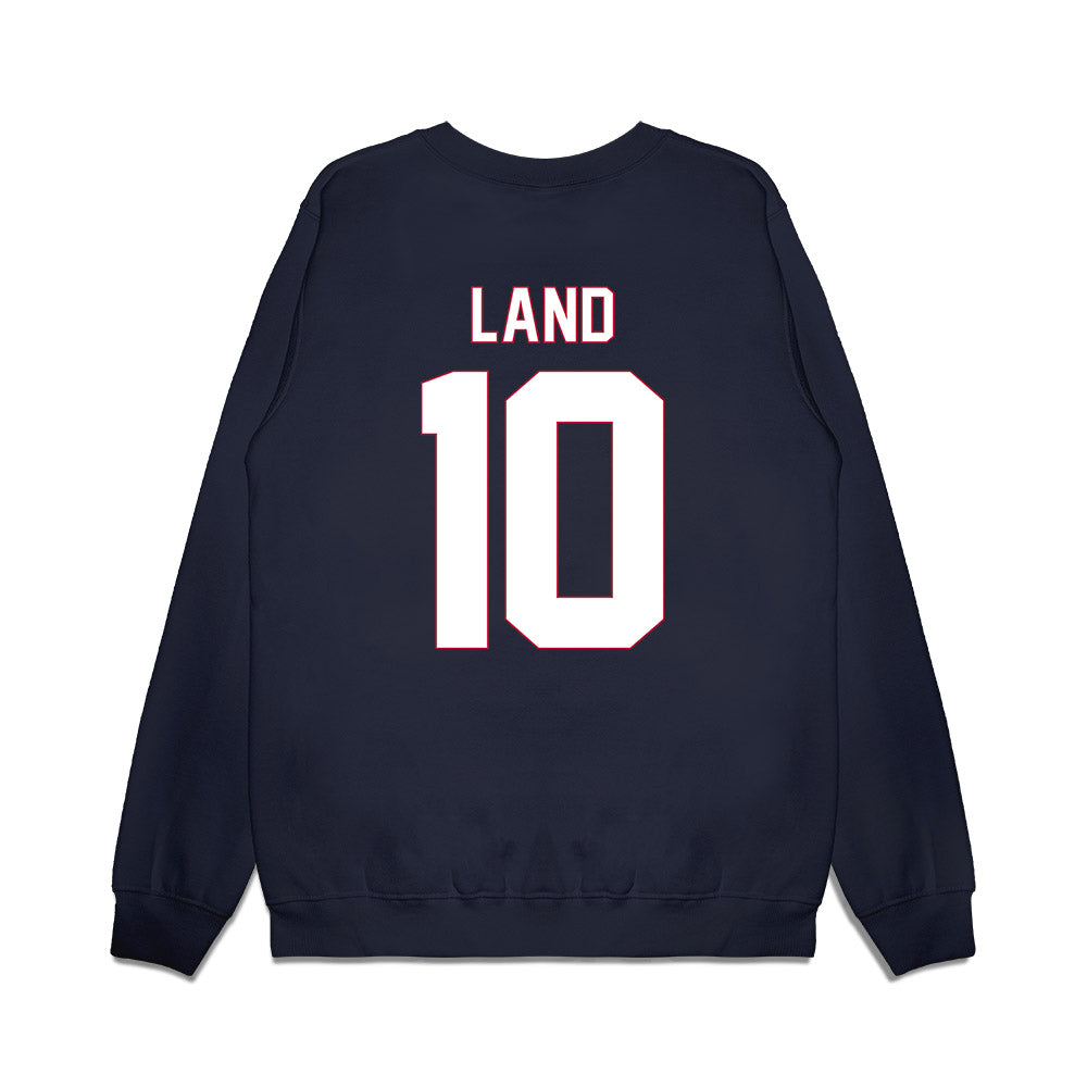 South Alabama - NCAA Men's Basketball : Maxwell Land - Vintage Shersey Premium Crewneck Sweatshirt-1