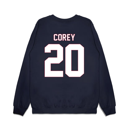 South Alabama - NCAA Men's Basketball : Myles Corey - Vintage Shersey Premium Crewneck Sweatshirt-1