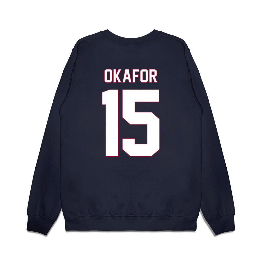 South Alabama - NCAA Women's Basketball : Princess Okafor - Vintage Shersey Premium Crewneck Sweatshirt-1