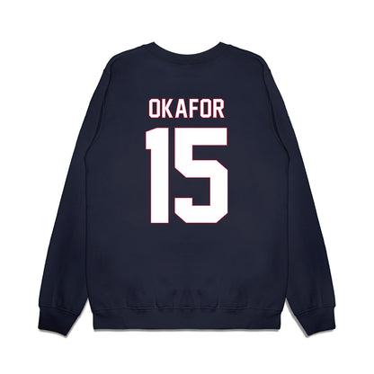South Alabama - NCAA Women's Basketball : Princess Okafor - Vintage Shersey Premium Crewneck Sweatshirt-1