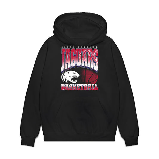 South Alabama - NCAA Men's Basketball : Myles Corey - Vintage Shersey Premium Hooded Sweatshirt-0