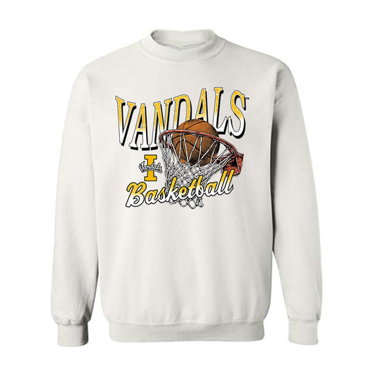 Idaho - NCAA Women's Basketball : Mary McMorris - Vintage Sherseys Crewneck Sweatshirt-0