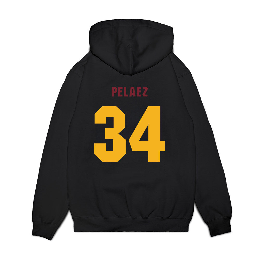 Winthrop - NCAA Women's Basketball : Martina Pelaez - Vintage Shersey Premium Hooded Sweatshirt-1