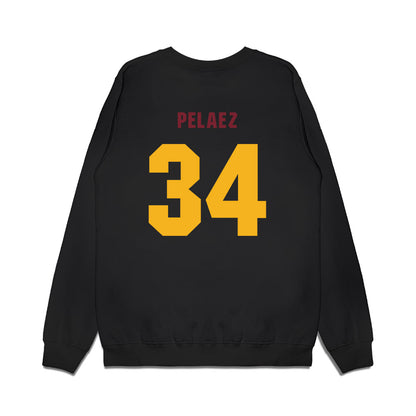 Winthrop - NCAA Women's Basketball : Martina Pelaez - Vintage Shersey Premium Crewneck Sweatshirt-1