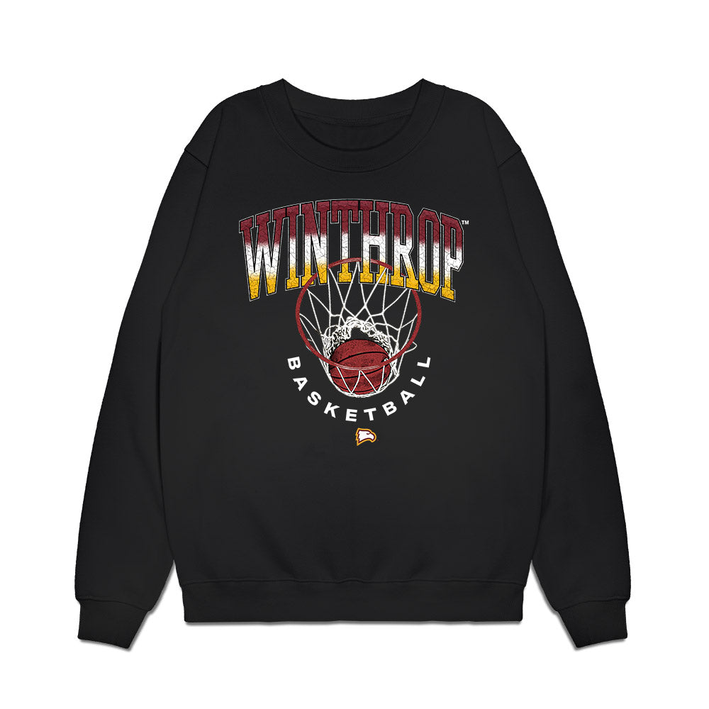 Winthrop - NCAA Men's Basketball : Kaleb Evans - Vintage Shersey Premium Crewneck Sweatshirt-0