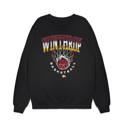 Winthrop - NCAA Men's Basketball : Kaleb Evans - Vintage Shersey Premium Crewneck Sweatshirt-0