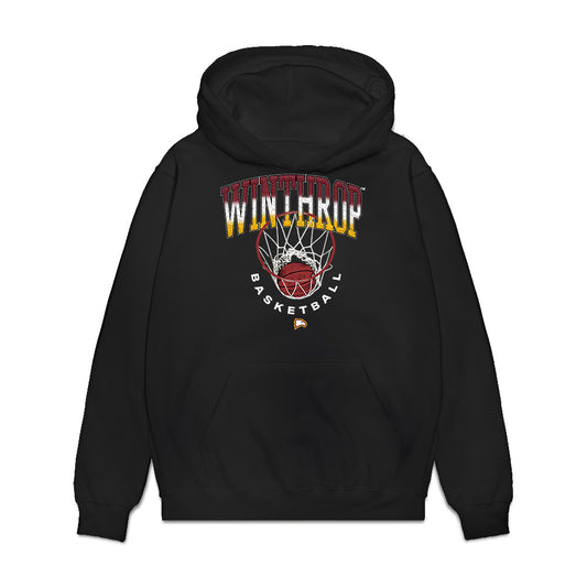 Winthrop - NCAA Women's Basketball : Martina Pelaez - Vintage Shersey Premium Hooded Sweatshirt-0