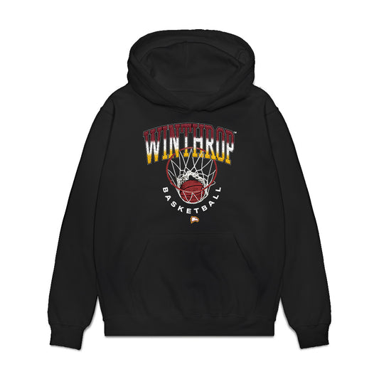Winthrop - NCAA Women's Basketball : Mya Pierfax - Vintage Shersey Premium Hooded Sweatshirt-0