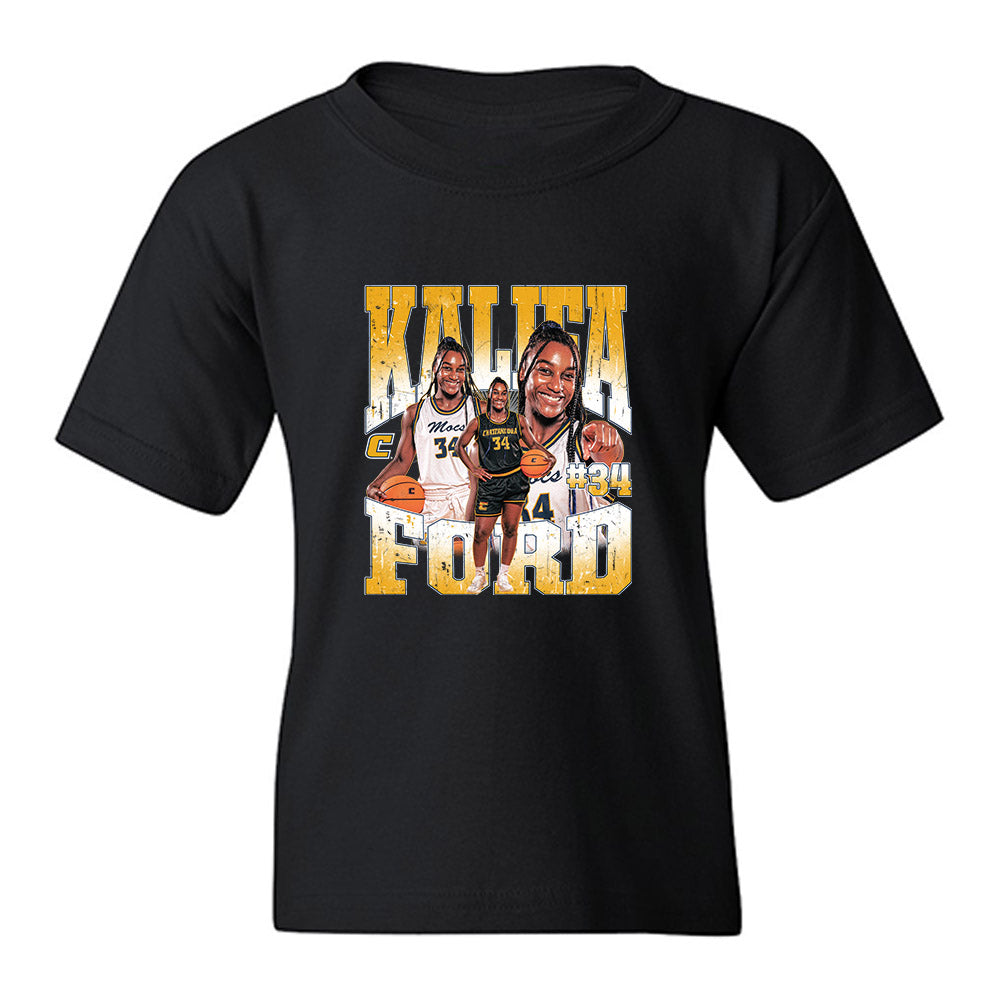 UTC - NCAA Women's Basketball : Kalifa Ford - Collage Youth T-Shirt-0