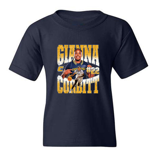 UTC - NCAA Women's Basketball : Gianna Corbitt - Collage Youth T-Shirt-0