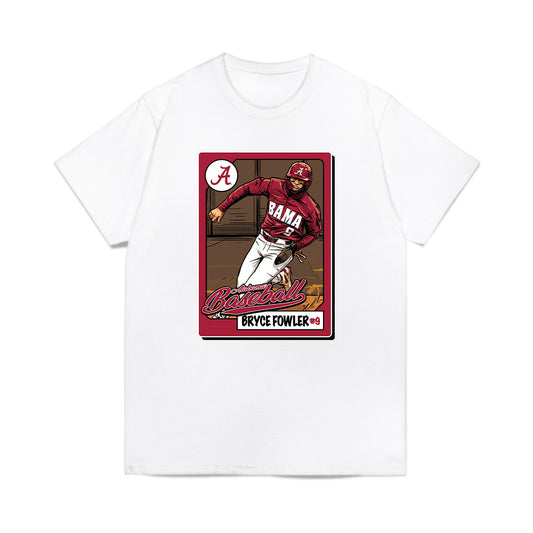 Alabama - NCAA Baseball : Bryce Fowler - Card Caricature Comfort Colors T-Shirt-0