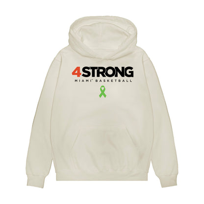 Miami - NCAA Men's Basketball : Marcus Allen - 4 Strong Premium Hooded Sweatshirt-0