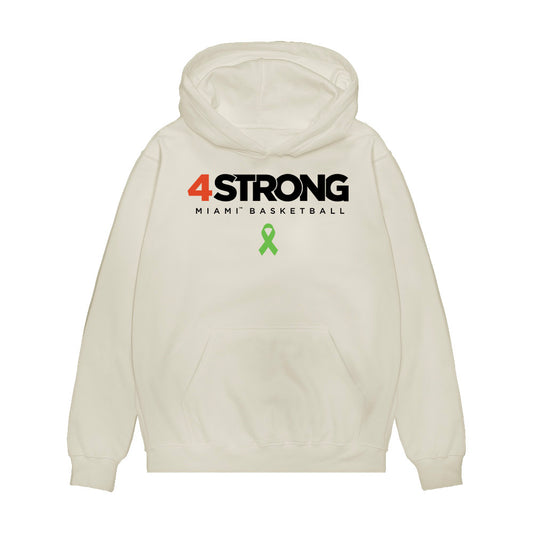 Miami - NCAA Men's Basketball : Marcus Allen - 4 Strong Premium Hooded Sweatshirt-0