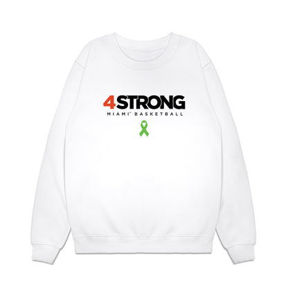 Miami - NCAA Men's Basketball : Marcus Allen - 4 Strong Premium Crewneck Sweatshirt-0