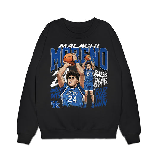 Kentucky - NCAA Men's Basketball : Malachi Moreno - Buzzer Beater Premium Crewneck Sweatshirt-0