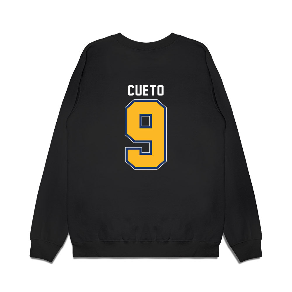 North Carolina A&T - NCAA Men's Basketball : Yancarlos Cueto - Vintage Basketball Shersey Premium Crewneck Sweatshirt-1