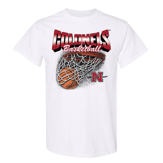 Nicholls State - NCAA Men's Basketball : Zaiden Cross - Vintage Shersey T-Shirt-0
