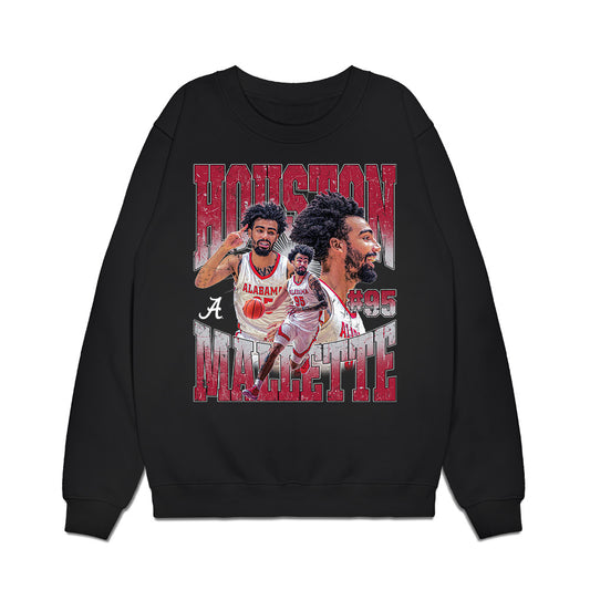 Alabama - NCAA Men's Basketball : Houston Mallette - Collage Premium Crewneck Sweatshirt-0