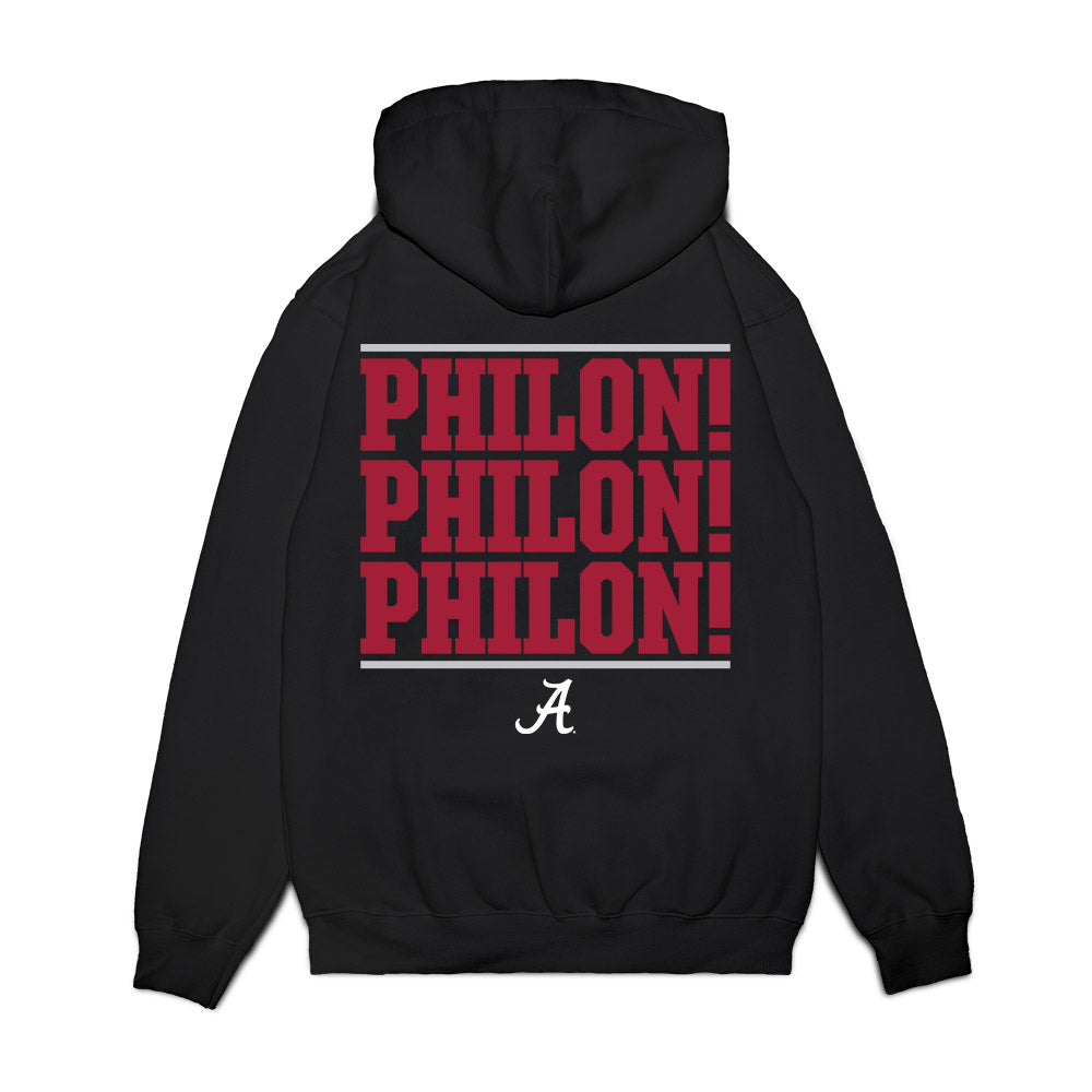 Alabama - NCAA Men's Basketball : Labaron Philon Jr. - Philon Premium Hooded Sweatshirt-1