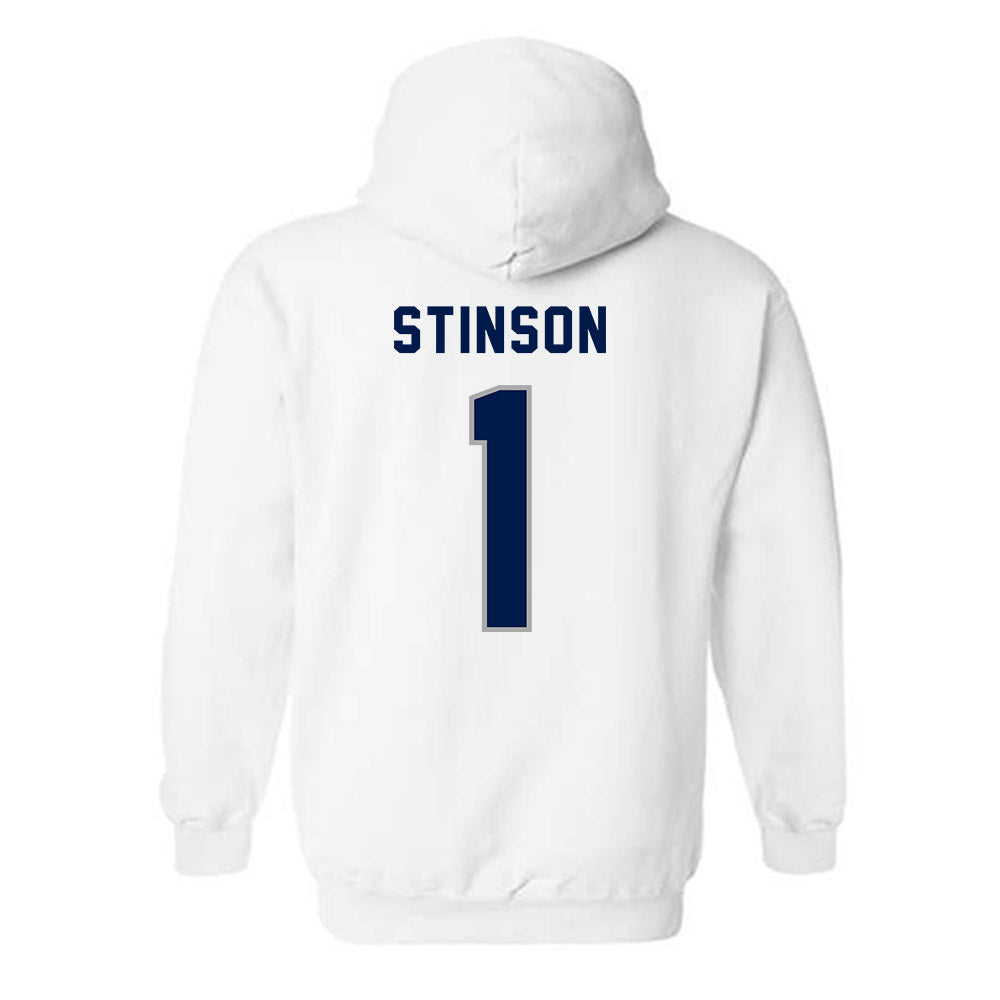 UNF - NCAA Women's Basketball : Jamisyn Stinson - Classic Shersey Hooded Sweatshirt-1