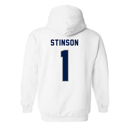 UNF - NCAA Women's Basketball : Jamisyn Stinson - Classic Shersey Hooded Sweatshirt-1