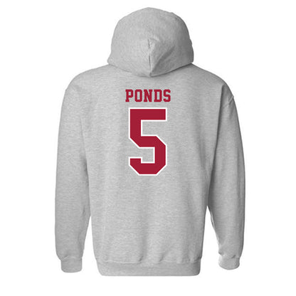 Indiana - NCAA Football : D'Angelo Ponds - Helmet Shersey Hooded Sweatshirt-1