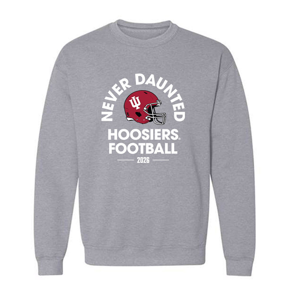 Indiana - NCAA Football : Zenuae Michalski - Helmet Shersey Crewneck Sweatshirt-0