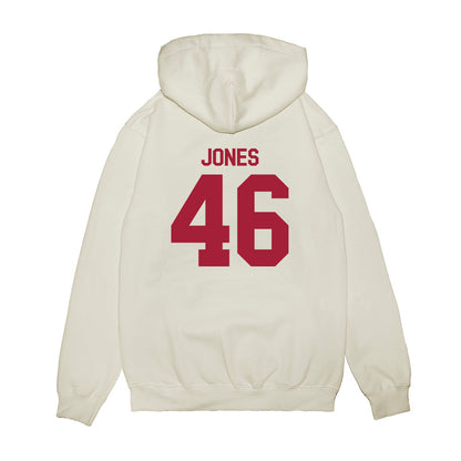 Indiana - NCAA Football : Isaiah Jones - Flipping Champs Premium Hooded Sweatshirt-1