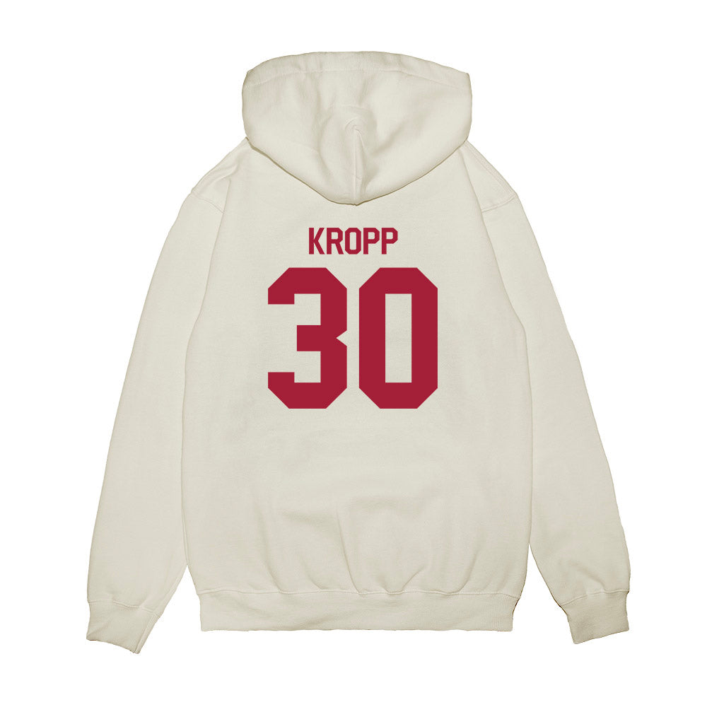 Indiana - NCAA Football : Kyler Kropp - Flipping Champs Premium Hooded Sweatshirt-1
