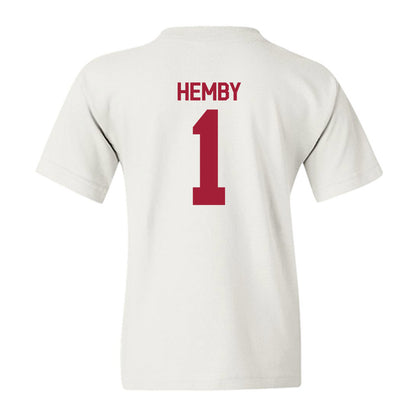 Indiana - NCAA Football : Roman Hemby - Flipping Champs Youth T-Shirt-1