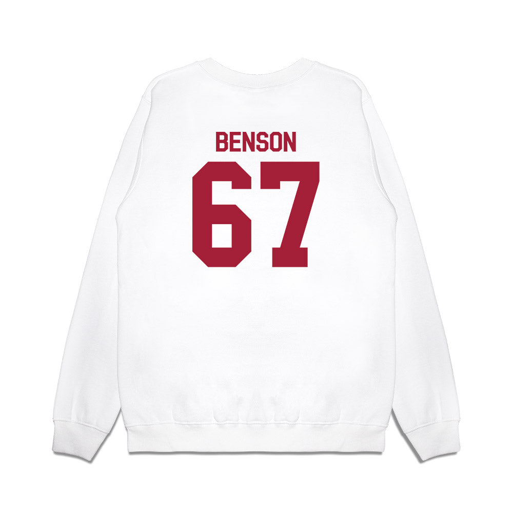 Indiana - NCAA Football : Kahlil Benson - Flipping Champs Premium Crewneck Sweatshirt-1