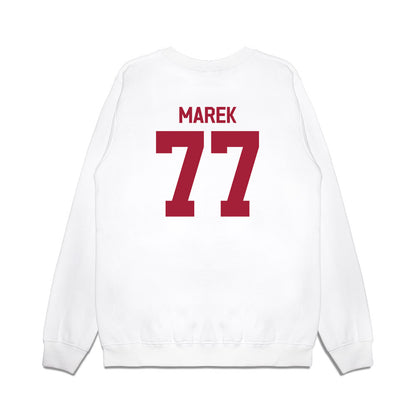 Indiana - NCAA Football : Matt Marek - Flipping Champs Premium Crewneck Sweatshirt-1