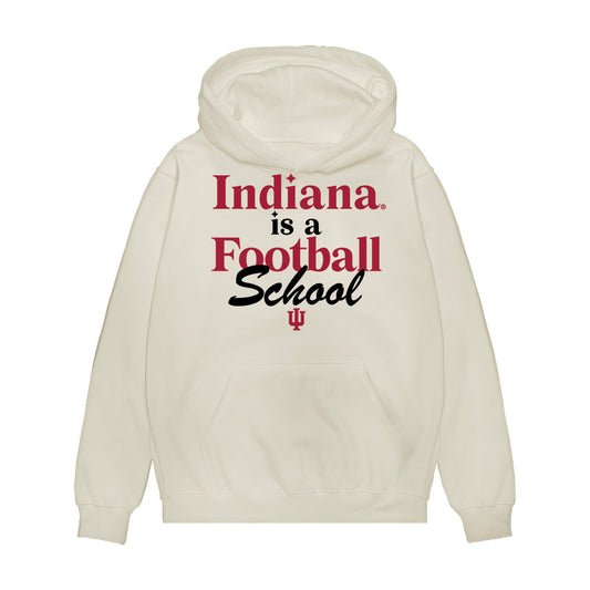 Indiana - NCAA Football : Parker Elmore - Flipping Champs Premium Hooded Sweatshirt-0